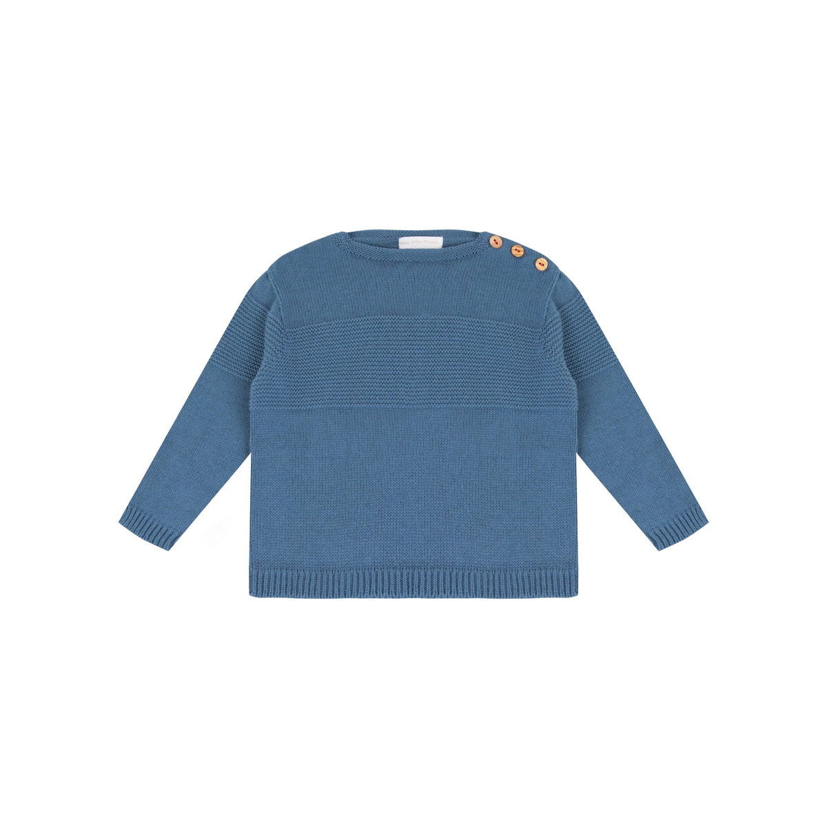 Storm blue foam sweater