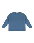 Storm blue foam sweater