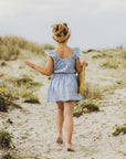 Cornflower Frilled Beach Dress