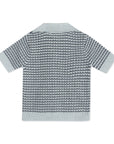 Miles Wave Textured Baby Shirt & Shorts Set (Organic Cotton)