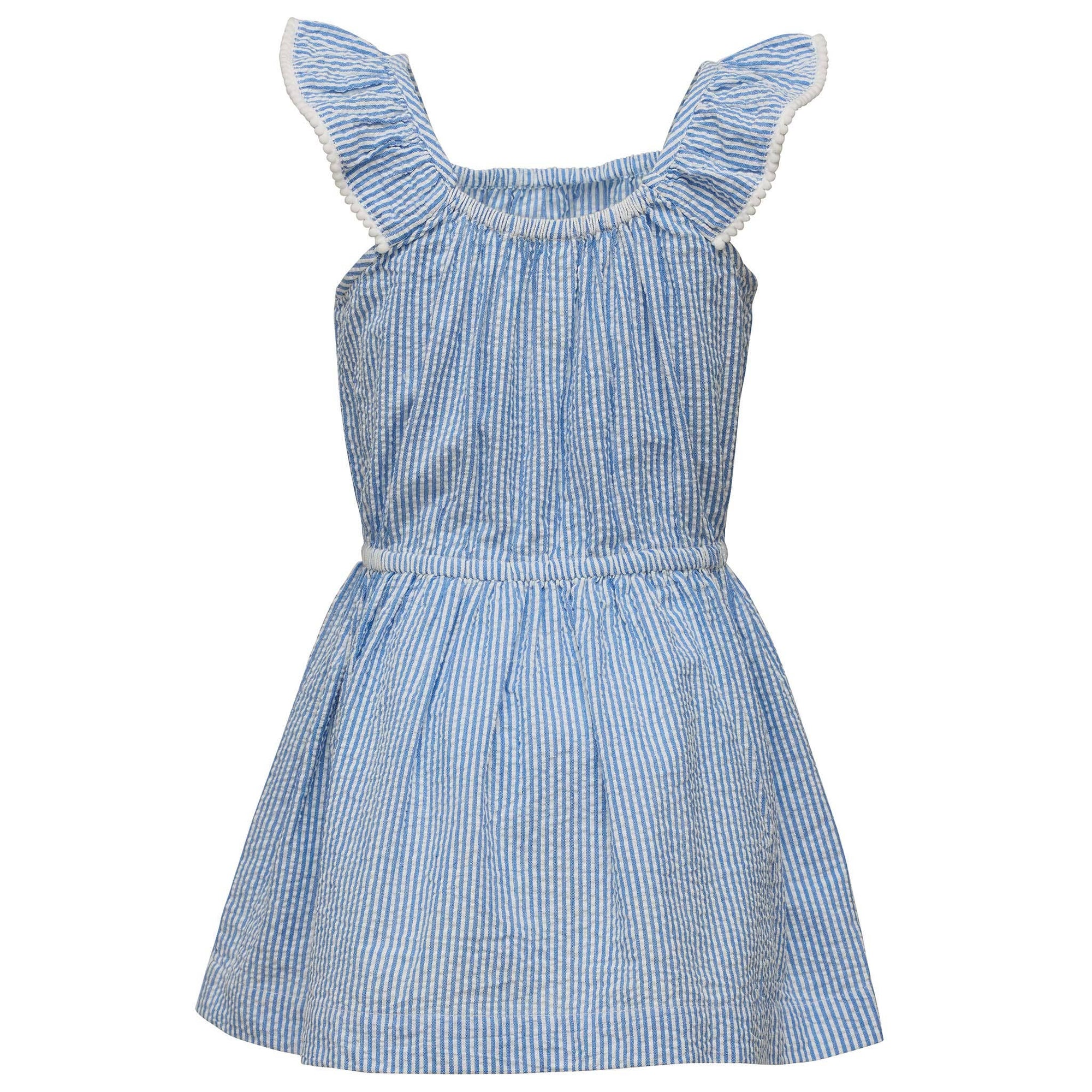 Cornflower Frilled Beach Dress