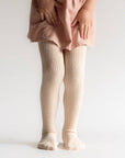 Vanilla Cable Knit Tights