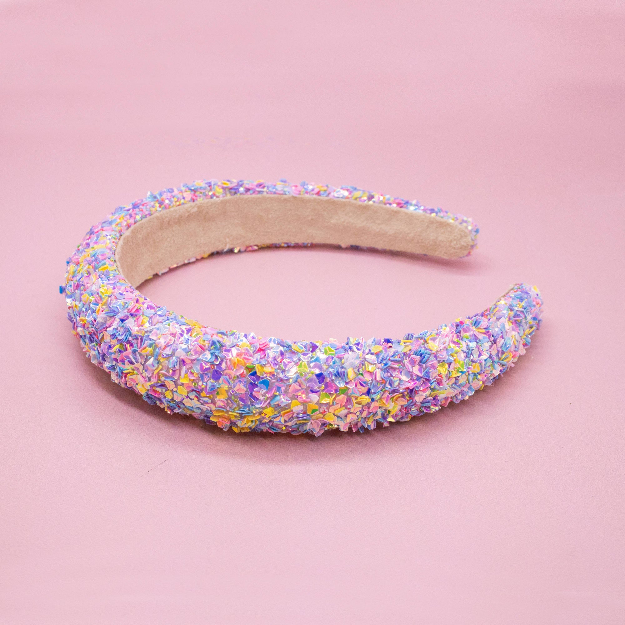 Kids Padded Headband - Chunky Sequin Hair Band