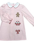 GINGERBREAD A LINE GIRLS DRESS