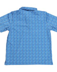 Youth Albatross Polo - Golf Tees All-Over Print on Azure