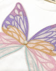 Butterfly Embroidery Tee
