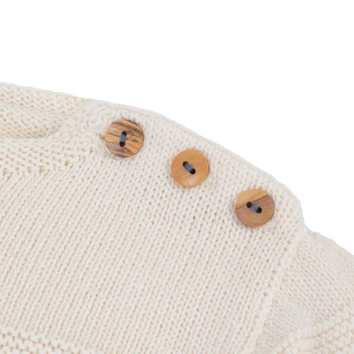 White foam sweater