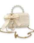 Furry Purse w/ Charm (3 Colors)