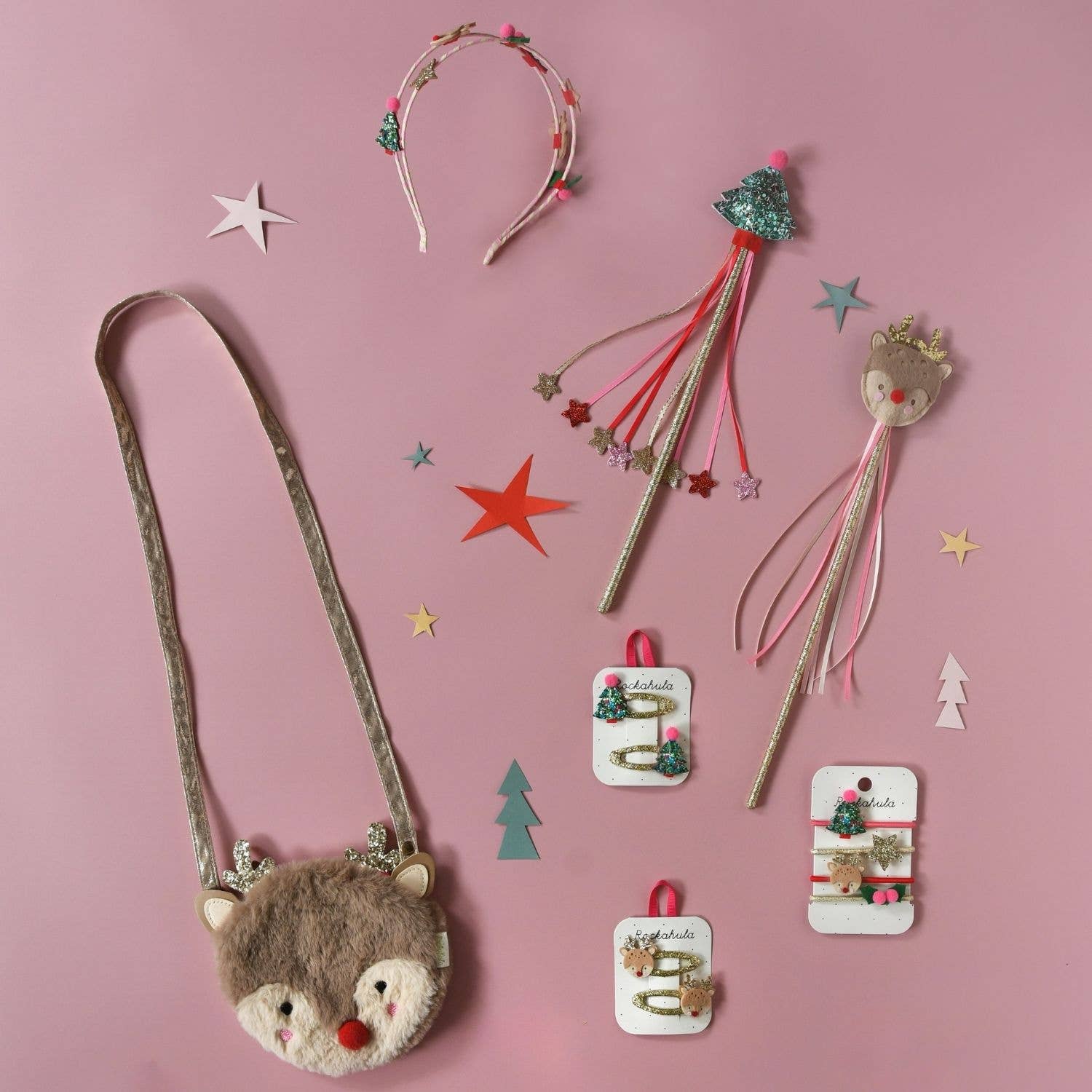Christmas Tree Glitter Clips