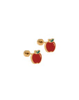 Screwback Stud Earrings - Teacher's Apple