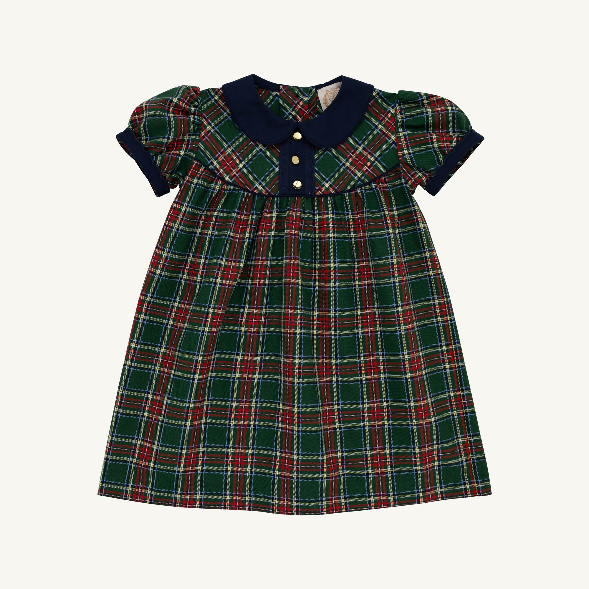 Dale Dress- Twill Pinehill Plaid/Nantucket Navy