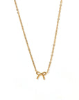 Necklace - Sadie Bow Gold