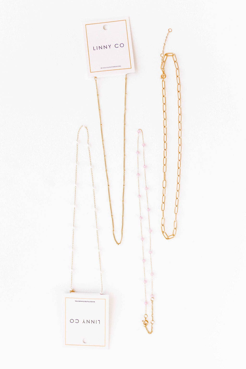 Necklace - Dabney Pink