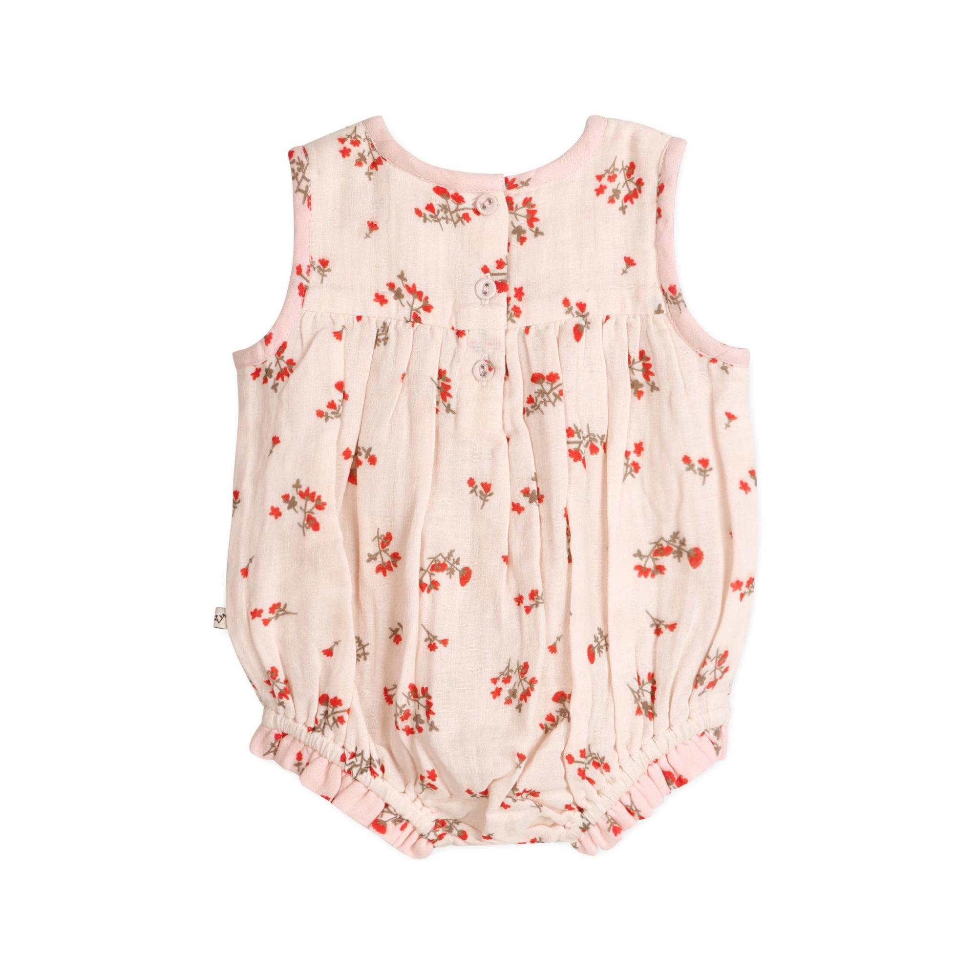Noor Floral Baby Romper + Headband (Organic)
