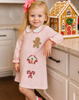 GINGERBREAD A LINE GIRLS DRESS