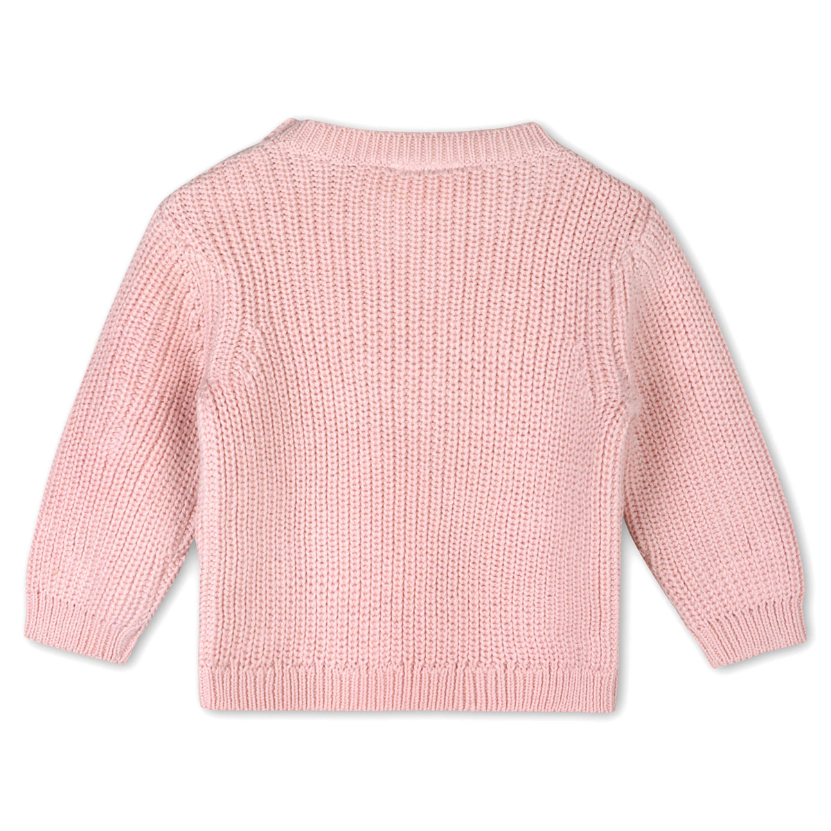 Love Embroidered Sweater Knit Baby Pullover (Organic Cotton)