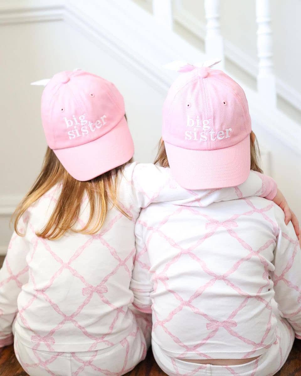 Big Sister Bow Baseball Hat (Girls)