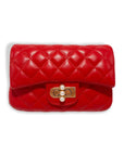 Pearl Closure Quilted Purse (6 Colors)