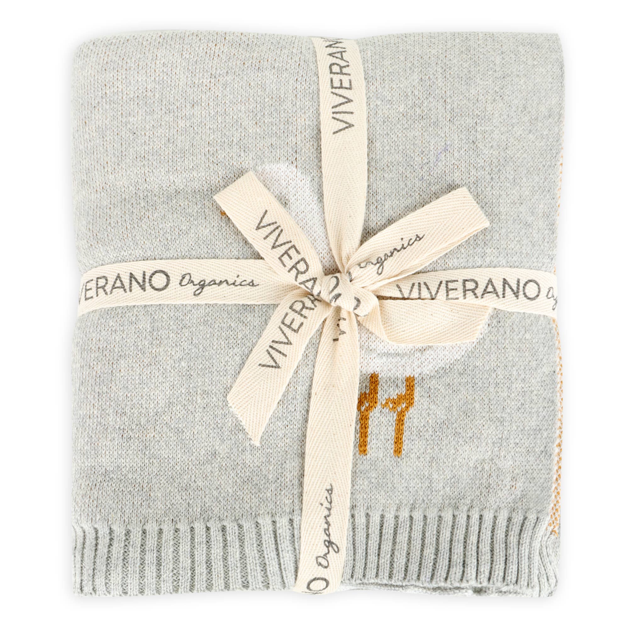Duck Waddle - Organic Jacquard Knit Baby Blankets
