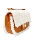 Sherpa Mixed Quilted Purse