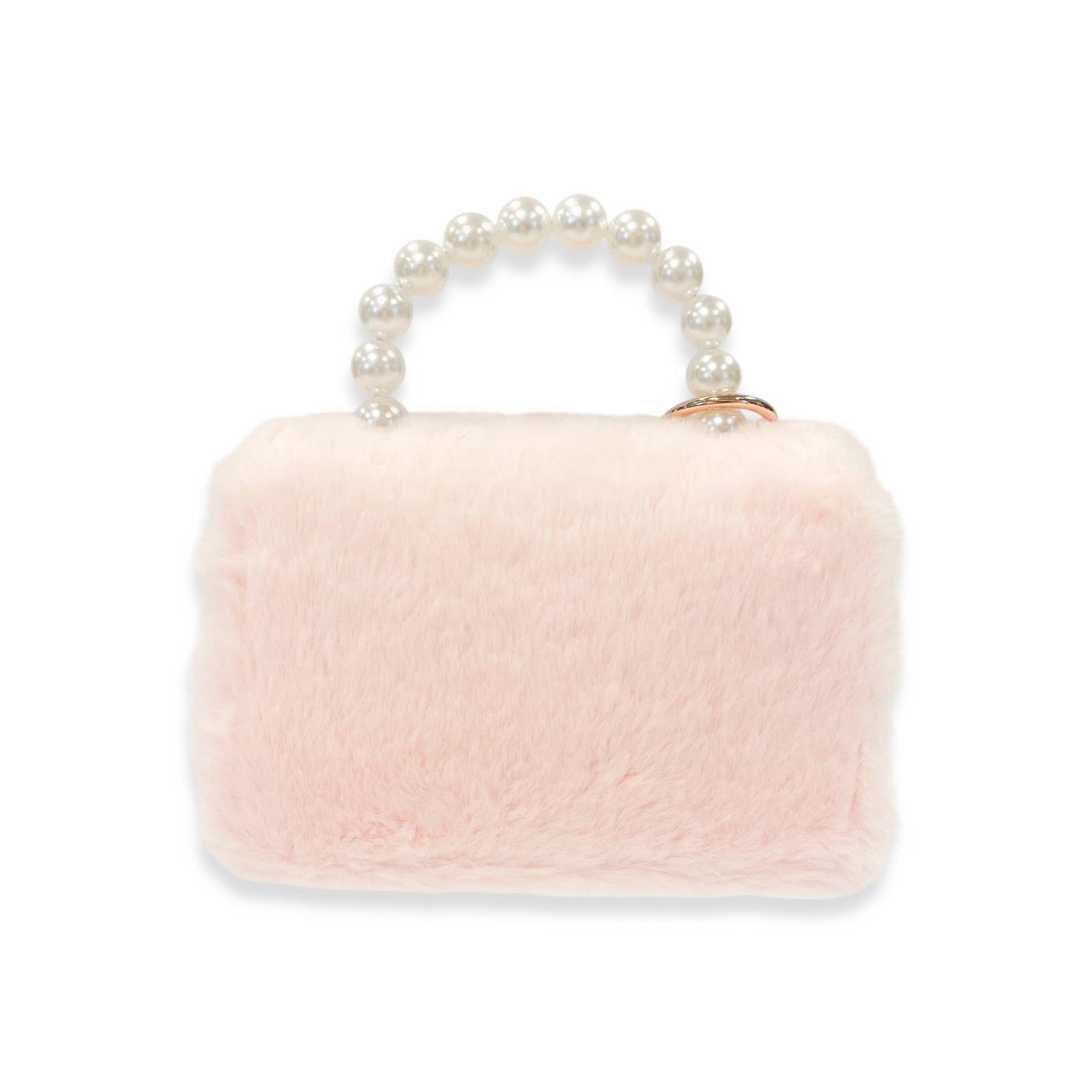 Furry Purse w/ Charm (3 Colors)