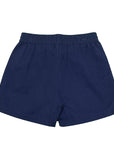 Naples Elastic Waist Shorts - Navy