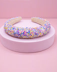 Kids Padded Headband - Chunky Sequin Hair Band