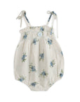 Anais Floral Baby Romper + Headband (Linen Blend)