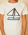 Recycled Cotton Sail Away Kid T-Shirt