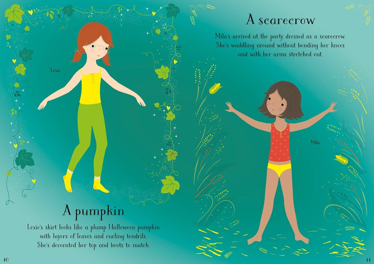Little Sticker Dolly Dressing Halloween: Usborne