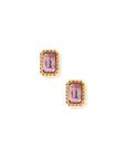 Screwback Stud Earrings - Madison Pink