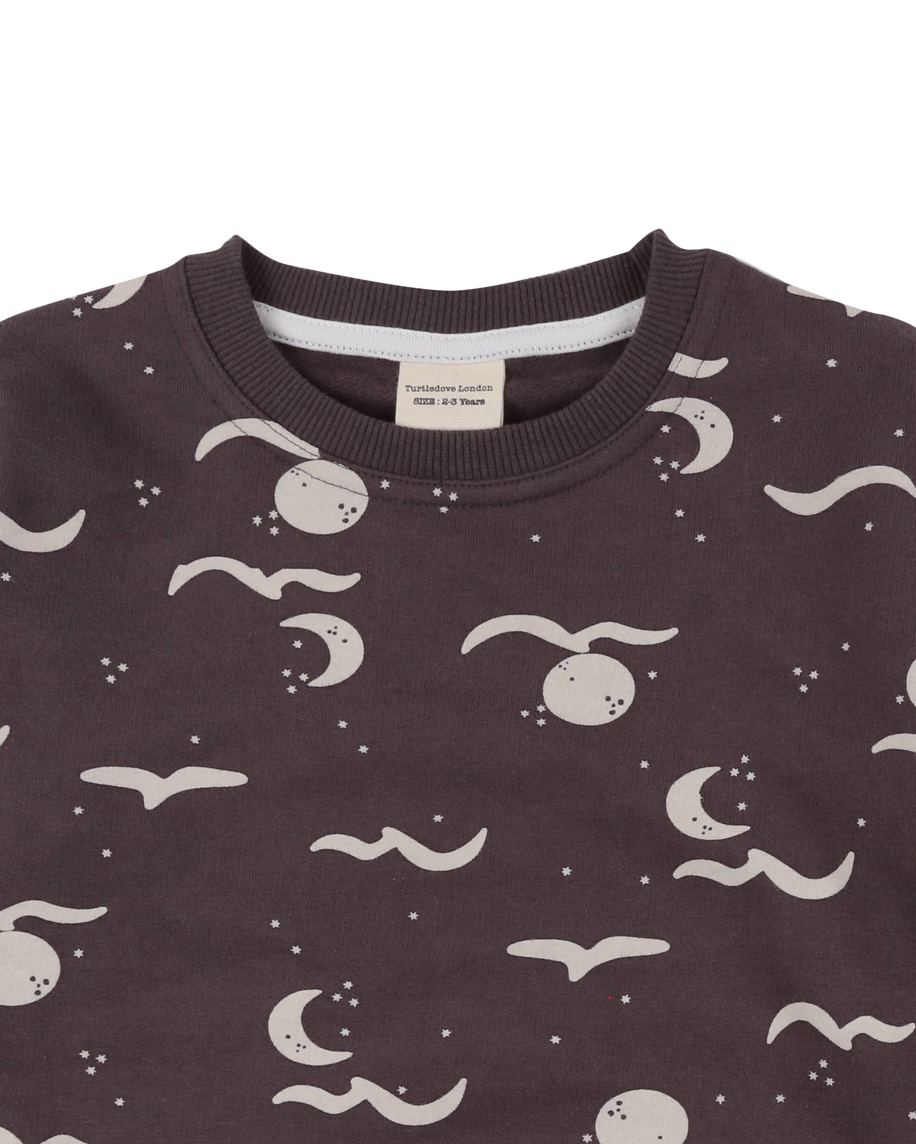 Midnight Moon Wave Sweatshirt