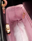Heart-Quilted Bag Fushia
