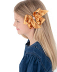 Pearl Center Satin Bows