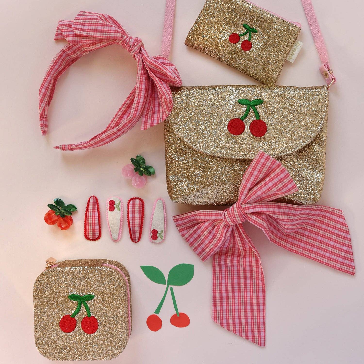 Cherry Dreams Glitter Bag