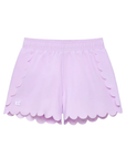Lavender Scalloped Short