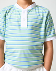 Palm Green Baseline Stripes Blade Shirt