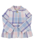Pippa Peacoat Peach Blossom Plaid
