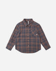 Collared Long Sleeve Shirt Midnight Plaid