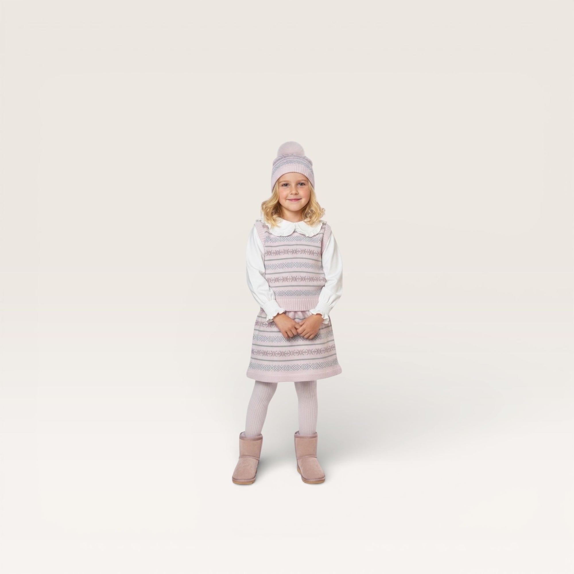 Pink Fair Isle Vest