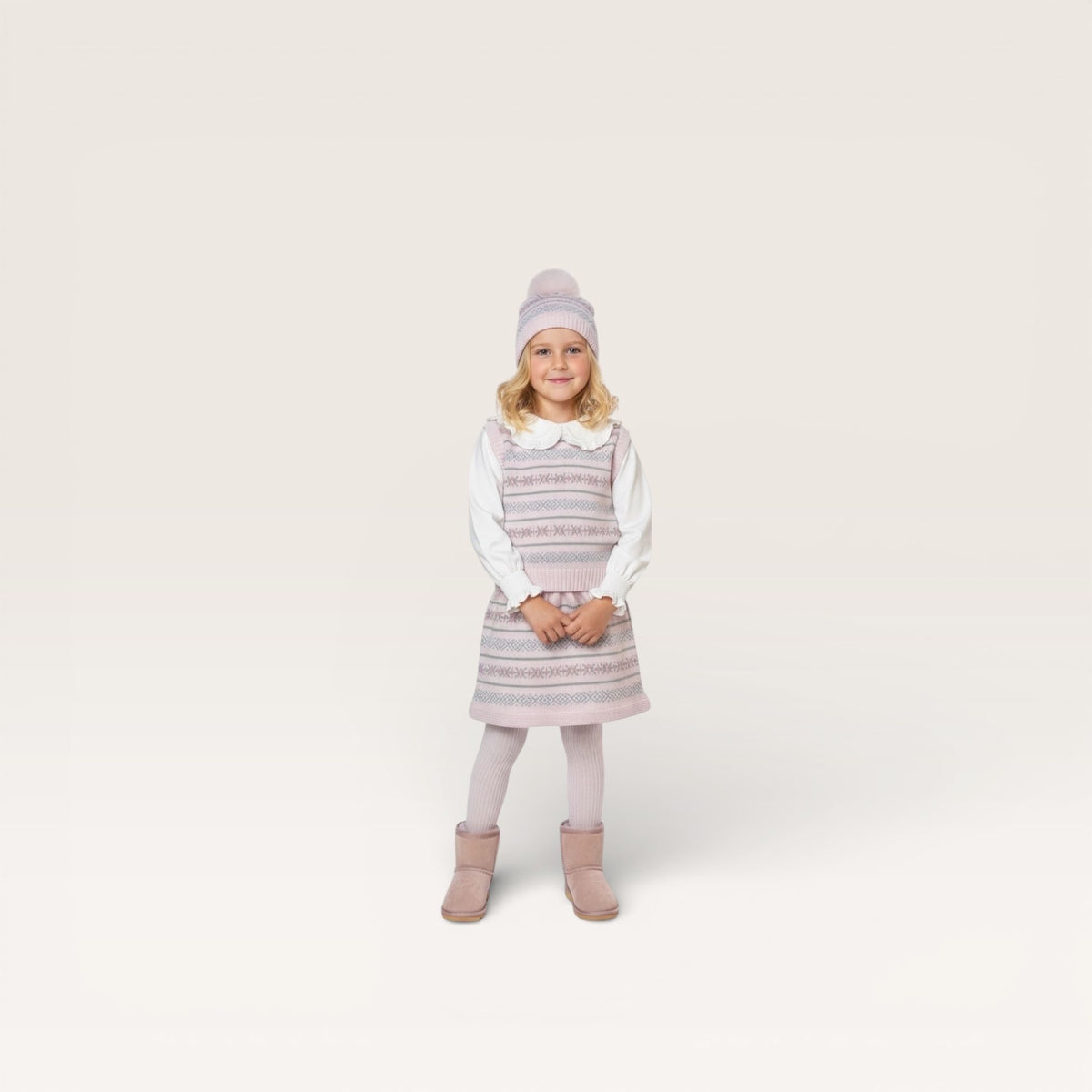 Pink Fair Isle Vest