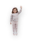Toddler Pink Fair Isle Jogger Set