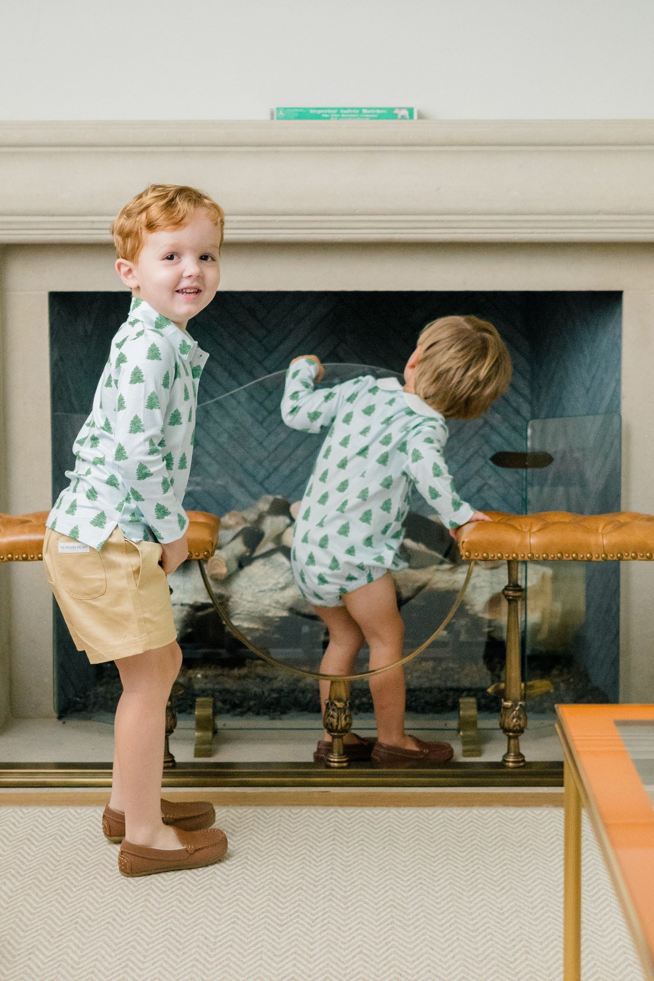 Blue Tannenbaum Boy Polo