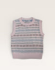 Pink Fair Isle Vest