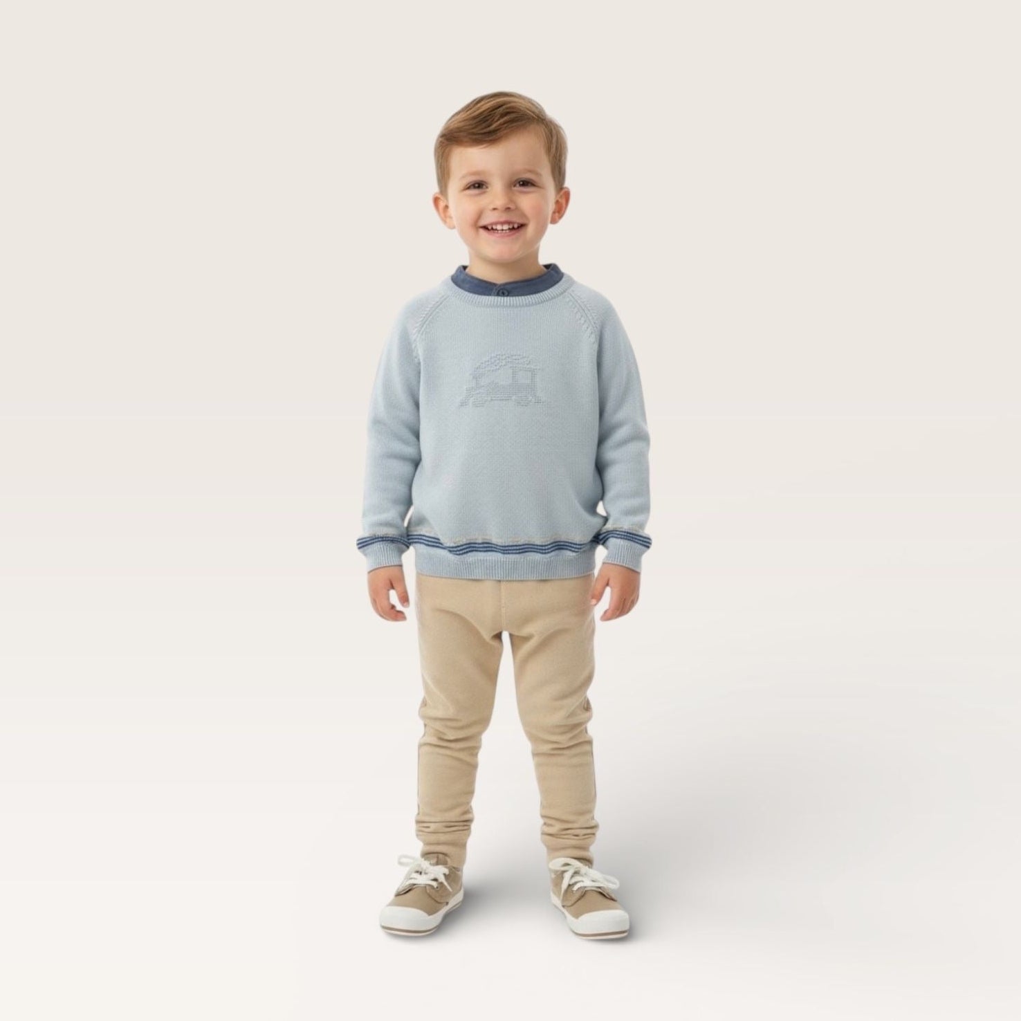 French Blue Train Crew Neck
