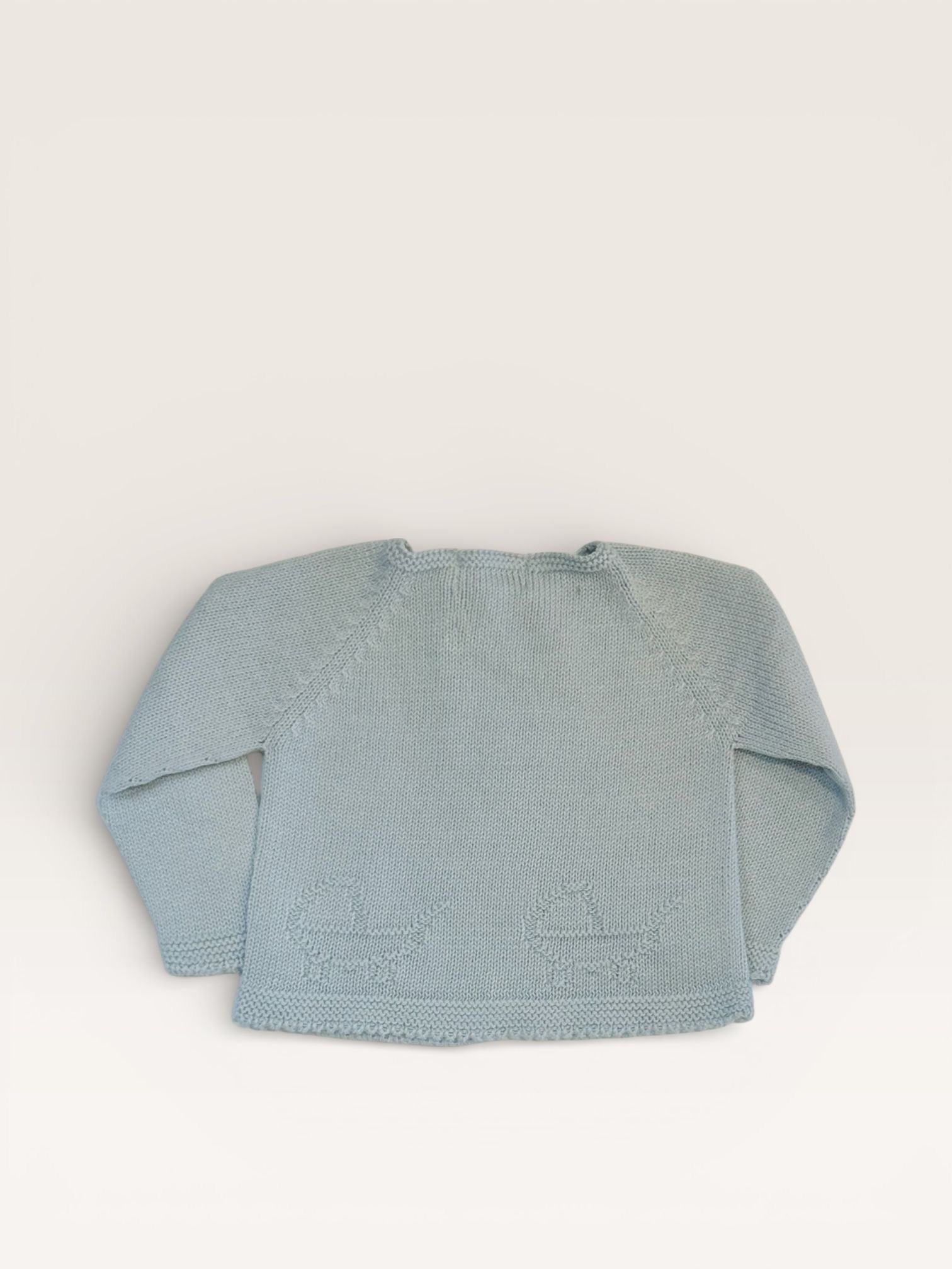 Blue Pram Cardigan Sweater
