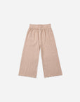 Wide Leg Pant Fawn Gingham
