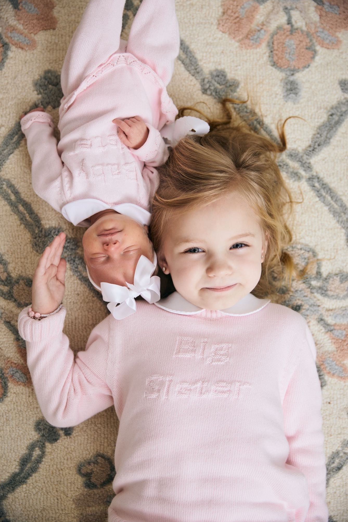 Baby Sister Footed Set Pink
