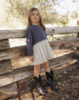 Sweatshirt Dress Vintage Fleur