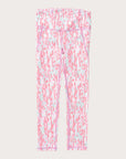 Girls' Athletic Legging in Geranium Pink Camo